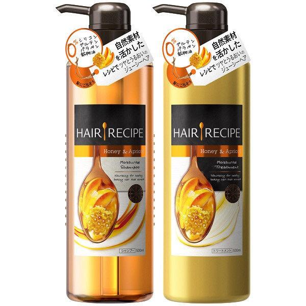 ヘアレシピ アプリコットモイスチャー シャンプー トリートメント 各530ml ポンプ セット シャンプー ノンシリコン P G Lohaco Paypayモール店 通販 Paypayモール
