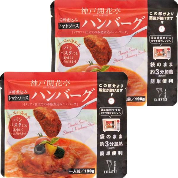 以上節約 開花亭 煮込みハンバーグ トマトソース 190g 1セット 2個 レンジ対応648円 Whitesforracialequity Org