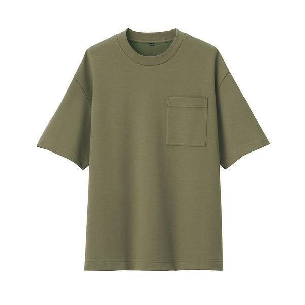 無印良品 インド綿混二重編みビッグtシャツ S M カーキグリーン 良品計画 Lohaco Paypayモール店 通販 Paypayモール