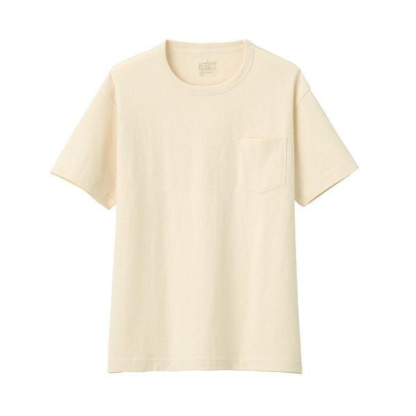 無印良品 太番手天竺編みポケット付tシャツ 紳士 M 生成 良品計画 Lohaco Paypayモール店 通販 Paypayモール