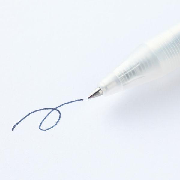 無印良品 さらさら描けるゲルインキボールペン ノック式 0.5mm・ブルーブラック 4本 良品計画|y-lohaco|02