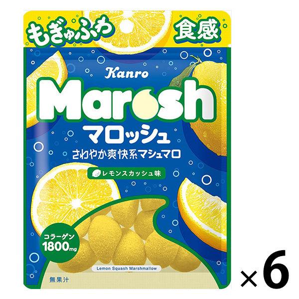 マロッシュ レモンスカッシュ味 最大61%OFFクーポン 50g 6袋 グミ カンロ 【59%OFF!】 キャンディ