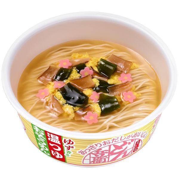 カップ麺 日清のどん兵衛 あっさりおだしがおいしい ゆず香る温つゆおそうめん 4種の具材入り 69g 1セット 6個 日清食品 Lohaco Paypayモール店 通販 Paypayモール