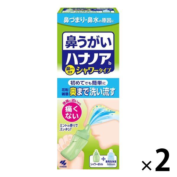 最大10%OFFクーポン ハナノアシャワー 鼻うがい 初めてでも簡単タイプ 鼻洗浄器+専用洗浄液500ml 2箱 小林製薬 最大10%OFFクーポン ハナノアシャワー 鼻うがい 初めてでも簡単タイプ 鼻洗浄器+専用洗浄液500ml 2箱 小林製薬