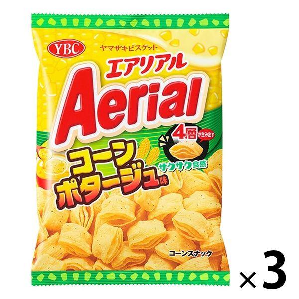 エアリアル コーンポタージュ味 3袋 ヤマザキビスケット スナック菓子 おつまみ Namastelight Com