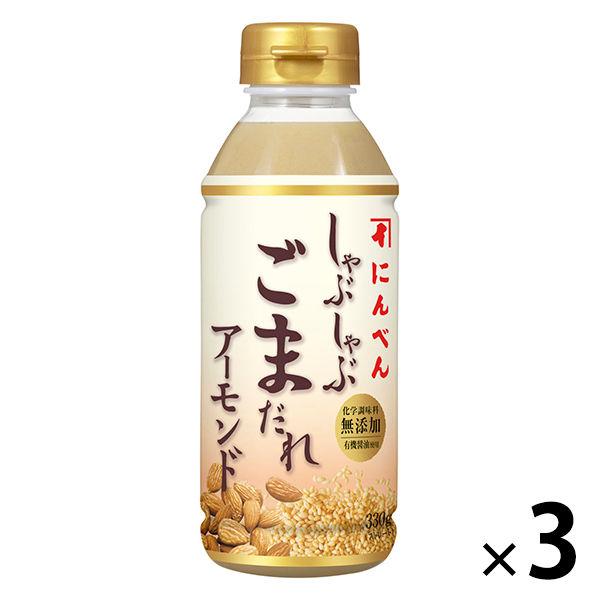 にんべん しゃぶしゃぶごまだれアーモンド 数々の賞を受賞 330g 3本1 362円