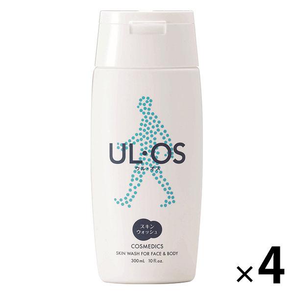 アウトレット Goエシカル 大塚製薬 ウル オス薬用スキンウォッシュ300ml 1セット 4個 1個 4 全身用 ボディソープ1 男性用 792円 保障