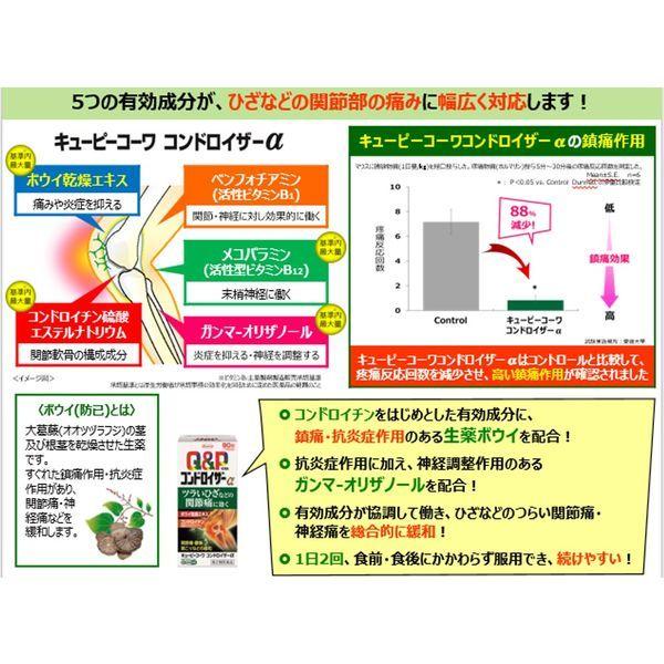 キューピーコンドロイザーα 30錠 興和 関節痛 神経痛 腰痛 肩こり 五十肩などの緩和 ★控除★【第2類医薬品】|y-lohaco|05