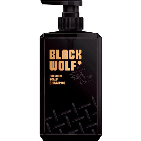 BLACK WOLF（ブラックウルフ）プレミアム スカルプシャンプー シトラスグリーン 本体 380ml 男性用 大正製薬