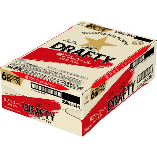 ノンアルコール 微アル サッポロ The DRAFTY 350ml 1ケース(24本) ビールテイスト飲料|y-lohaco|03