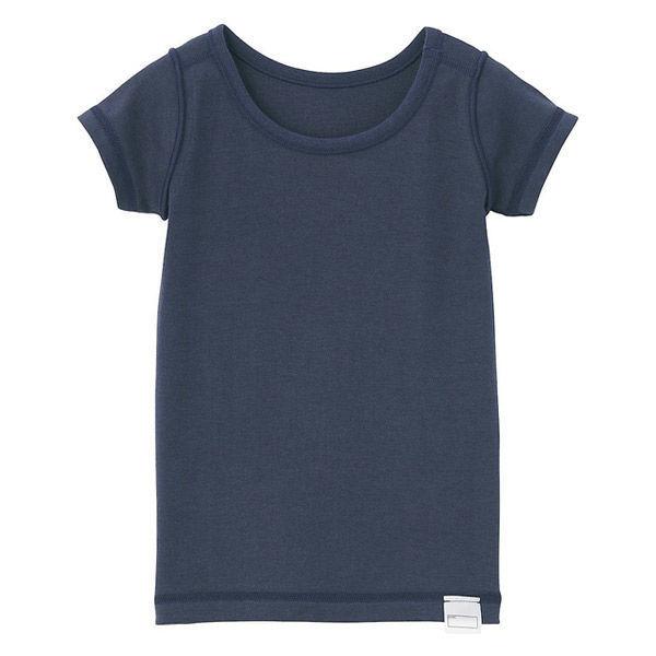 無印良品 フライス編みTシャツ ベビー 適切な価格 ネイビー 80 ファッションなデザイン 良品計画