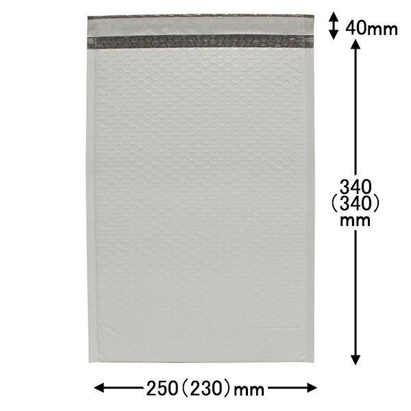 耐水クッション封筒（ポリエチレン製） 定形外規格サイズ用 外寸：340×250mm 白 EPECTG 1パック（25枚入） キングコーポレーション