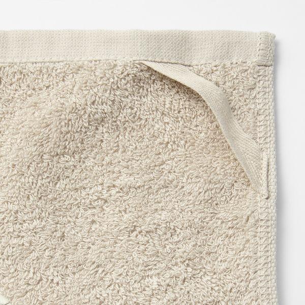 無印良品 パイル織りループ付きハンドタオル 34×35cm 良品計画 2枚 ベージュ WEB限定 無印良品 パイル織りループ付きハンドタオル 34×35cm 良品計画 2枚 ベージュ WEB限定