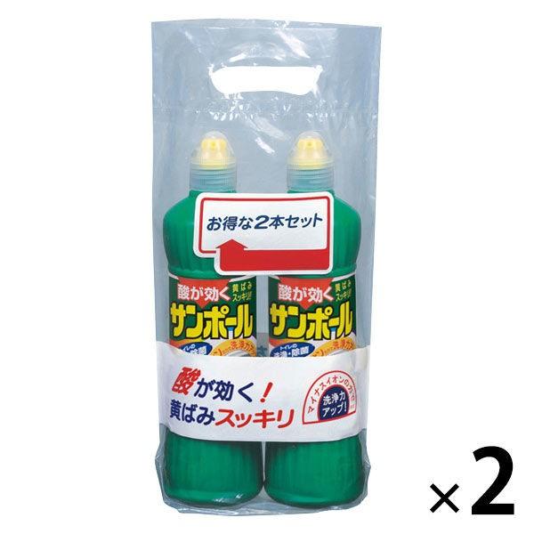 サンポール トイレ 掃除 洗剤 便器の黄ばみ 尿石除去 500mL 2本パック（2本×2） 大日本除虫菊