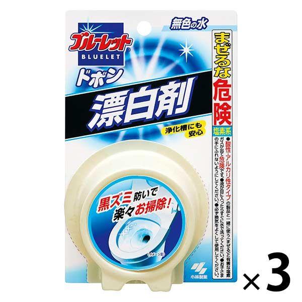 ブルーレットドボン漂白剤 1g トイレタンク芳香洗浄剤 小林製薬 1セット 割引も実施中 3個