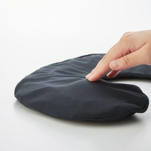 無印良品 ポリエステル携帯用ネッククッション 黒・約37×39cm 82202809 良品計画|y-lohaco|03
