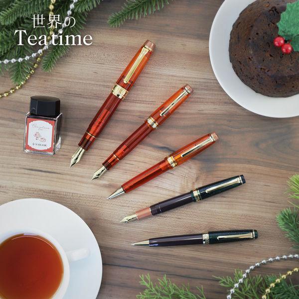 セーラー万年筆 世界のティータイム クリスマスティー スリム万年筆