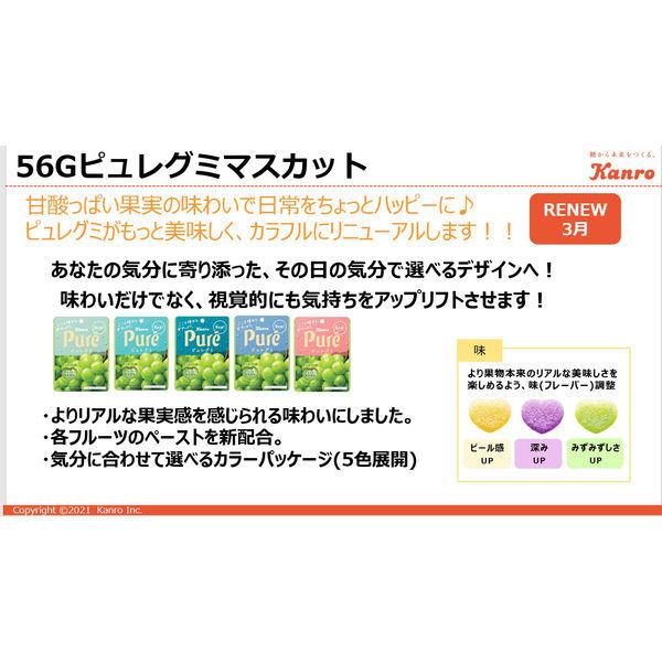 カンロ ピュレグミマスカット 5袋 グミ お菓子|LOHACO |03