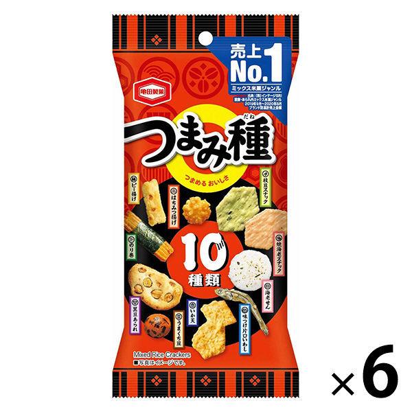 人気急上昇 つまみ種 44g 6袋 亀田製菓 一部予約 あられ おせんべい
