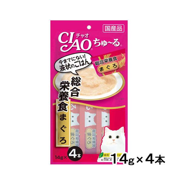 いなば CIAO チャオ ちゅーる 総合栄養食 まぐろ 国産（14g×4本）2袋 ちゅ〜る チュール キャットフード 猫 おやつ388円