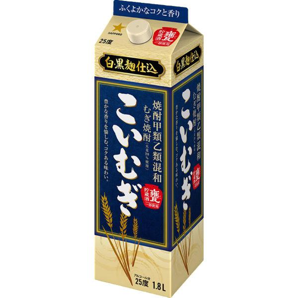 サッポロビール 甲乙混和麦焼酎 こいむぎ 25度 1.8L紙パック 1本 :J297724:LOHACO Yahoo!店 - 通販 - Yahoo!ショッピング サッポロビール 甲乙混和麦焼酎 こいむぎ 25度 1.8L紙パック 1本 :J297724:LOHACO Yahoo!店 - 通販 - Yahoo!ショッピング