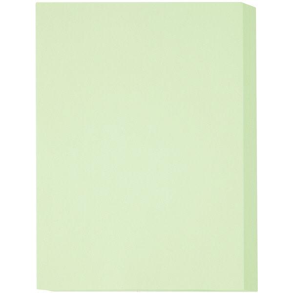 業務用2セット 北越製紙 カラーペーパー 緑 リサイクルコピー用紙 日本