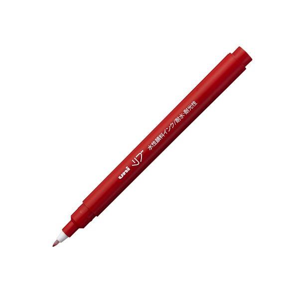三菱鉛筆(uni)　L50サインペンリブ0.5　赤　L50.15