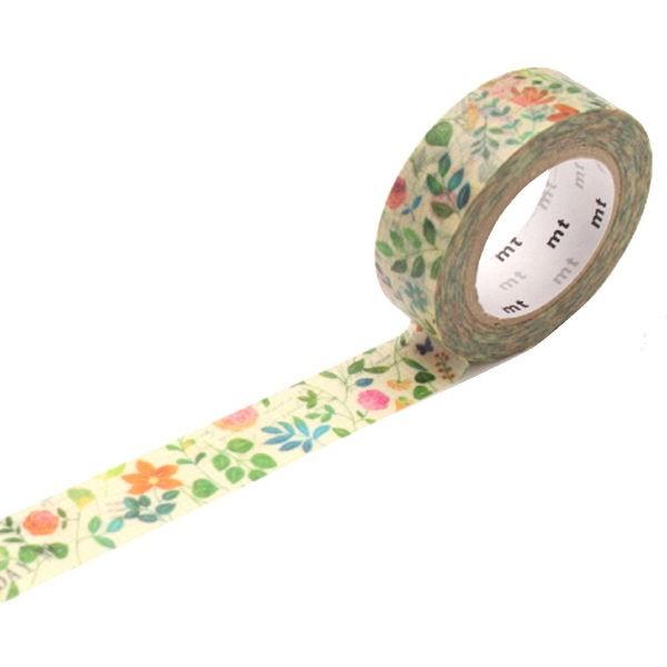 カモ井加工紙 マスキングテープ Mt Ex 水彩花柄 幅15mm Lohaco Paypayモール店 通販 Paypayモール