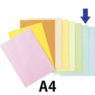 アスクル カラーペーパー A4 ライトブルー 1冊(100枚入) オリジナル|y-lohaco|02