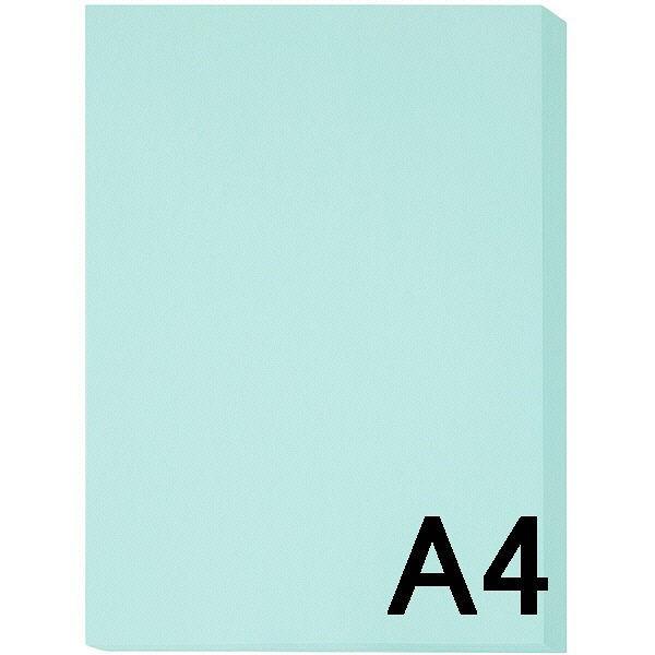 アスクル 永遠の定番 カラーペーパー 人気の A4 ライトブルー 1セット オリジナル 500枚×3冊入