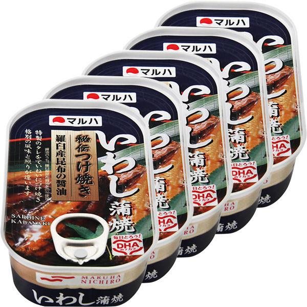371円 ショップ マルハ 秘伝 特選いわし蒲焼 100g 1セット 5缶