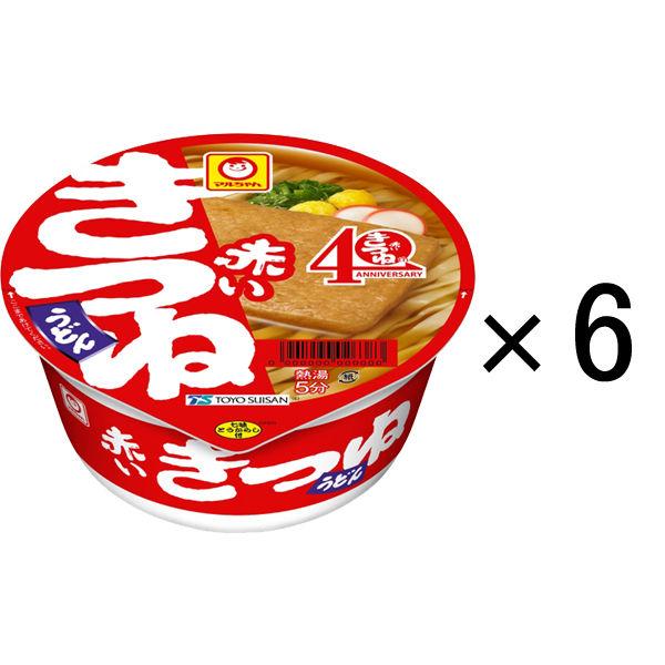 【セール】カップ麺　マルちゃん　赤いきつねうどん　東　96g　1セット（6個）　東洋水産