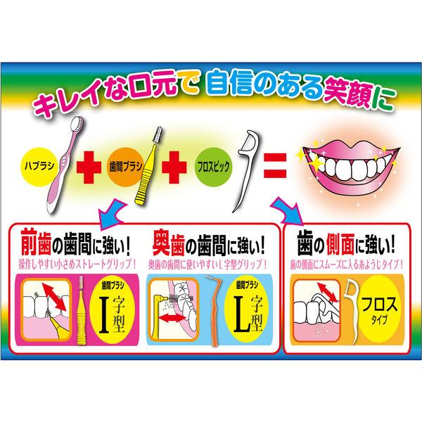 デンタルプロ 歯間ブラシ L字型 サイズ1(SSS) 10本入 デンタルプロ 歯間ブラシ|y-lohaco|03
