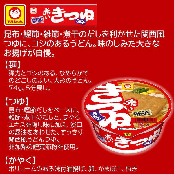 バリューチャレンジ東洋水産 マルちゃん赤いきつねうどん 関西 24個 1セット