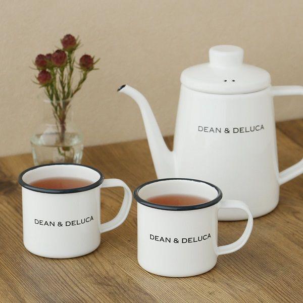 価格 Dean Deluca ディーンアンドデルーカ D ホーローマグカップ ロゴ入り ホワイト 180cc1 3円 Aynaelda Com