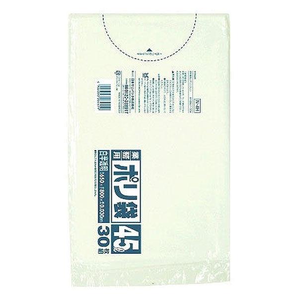 日本サニパック　業務用ポリ袋　白半透明　厚口　45L　N-4H　1パック（30枚入） LOHACO PayPayモール店 - 通販 -  PayPayモール