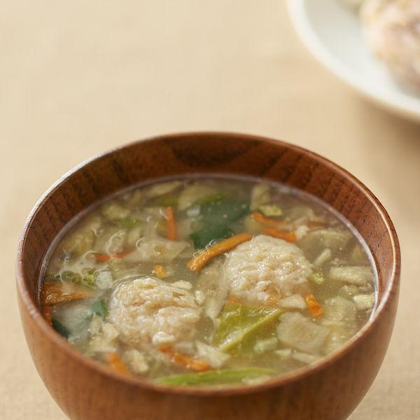 無印良品 素材を生かした味噌汁 鶏つくねと根菜 1袋(4食分) 良品計画|y-lohaco|02