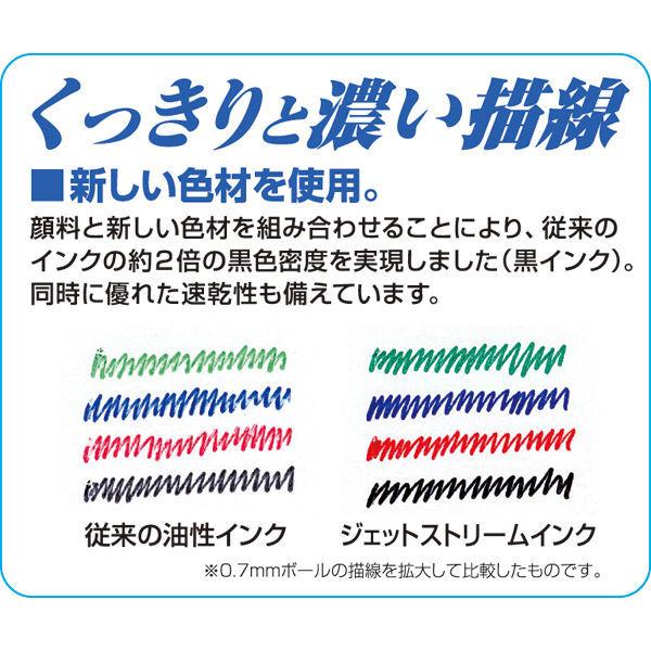 ジェットストリーム インサイド 3色ボールペン 0.7mm パープル軸 紫 アスクル限定 三菱鉛筆uni オリジナル|y-lohaco|04