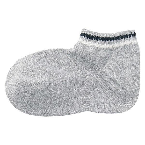 人気商品の 無印良品 足なり直角 かかとに合うスニーカーイン ライン入り キッズ19 23cm シルバーグレー柄 1セット 3足組 良品計画690円 Aynaelda Com