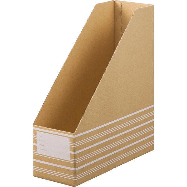 アスクル ボックスファイル A4タテ ダンボール製 1袋(10冊入) オリジナル993円