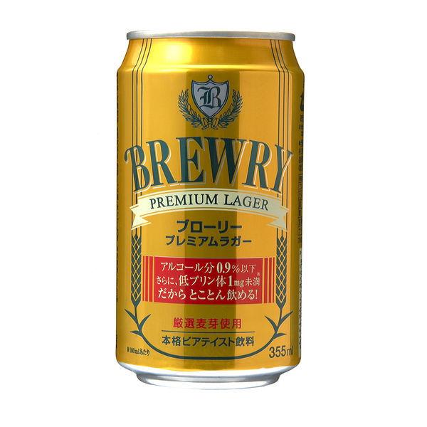 ビールテイスト飲料 微アルコール ブローリー プレミアムラガー 355ml 1パック(6本)|y-lohaco|02