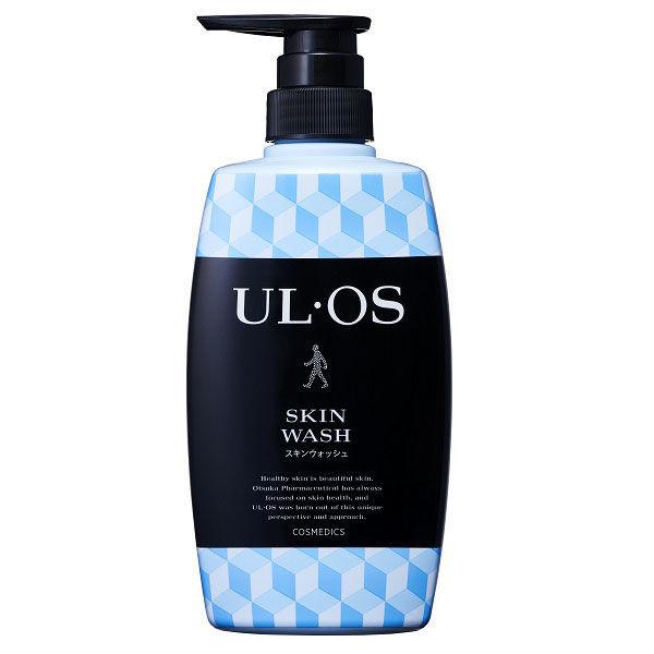ULOS(ウルオス)薬用 全身用 スキンウォッシュ ポンプ 500ml ボディソープ 洗顔 男性用 大塚製薬