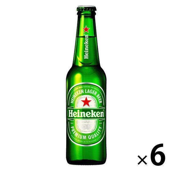 輸入ビール 最新人気 瓶ビール ハイネケン 品質のいい 330ml×6本 ロングネック瓶