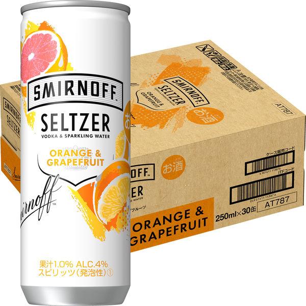 ワゴンセール ハードセルツァー 低カロリー 低糖質 スミノフセルツァー オレンジ グレープフルーツ 250ml 1ケース 30本 Lohaco Paypayモール店 通販 Paypayモール