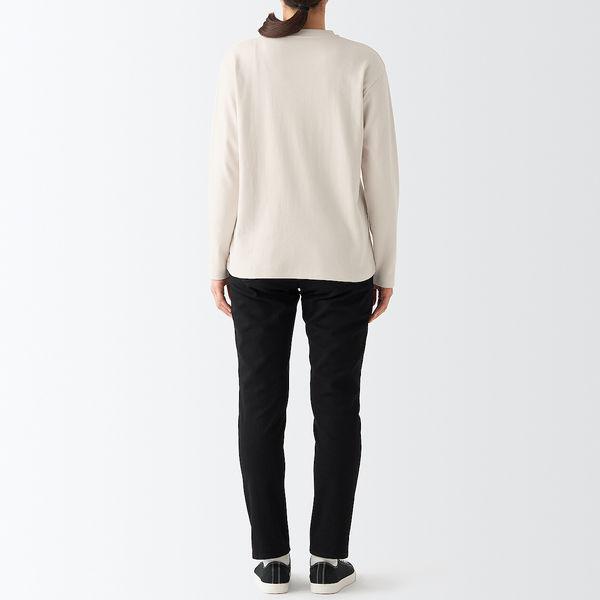無印良品 スムース編みクルーネック長袖Tシャツ 婦人 M サンドベージュ 良品計画|y-lohaco|04