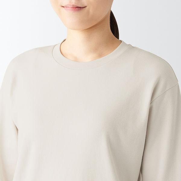 無印良品 スムース編みクルーネック長袖Tシャツ 婦人 M サンドベージュ 良品計画|y-lohaco|07