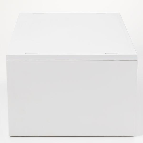 無印良品 ポリプロピレンケース・引出式横ワイド・深型・ホワイトグレー 約37×26×17.5cm 1セット(4個) 良品計画|y-lohaco|03