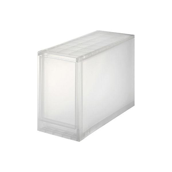 無印良品 ポリプロピレン追加用ストッカー・深型 約幅18×奥行40×高さ30.5cm 1セット(2個) 良品計画|y-lohaco|02