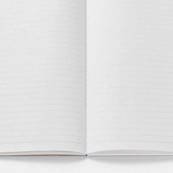 無印良品 植林木ペーパー裏うつりしにくいノート5冊組 B5・30枚・6mm横罫・背クロス5色1セット(20冊:5冊×4組)良品計画|y-lohaco|06