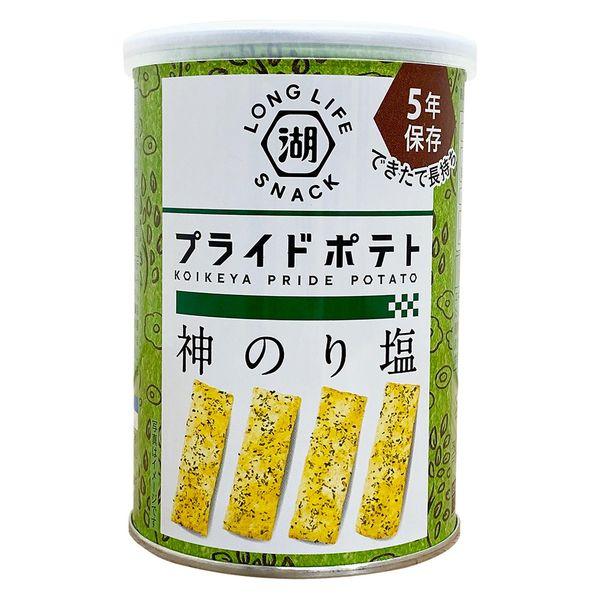 【セール】湖池屋(保存缶)KOIKEYA PRIDE POTATO 神のり塩 3缶 ポテトチップス 防災 ロングライフ 保存食|y-lohaco|02